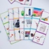 Kay Tây Ban Nha Akross nhân quả thẻ trò chơi trẻ em lý luận học tập câu đố bảng đồ chơi trò chơi - Đồ chơi giáo dục sớm / robot
