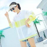 Летняя короткая одежда для защиты от солнца для отдыха, трендовая тонкая куртка, в корейском стиле, защита от солнца