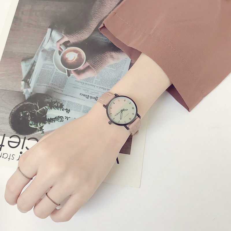 French niche minimalist temperament Student colge Fengsen department Small and fresh Art watch women's_voghion.com