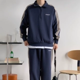 Чистый парень в свитере спорт двух -набор японских отдыха весны и осень Темного Материала Dark Matter