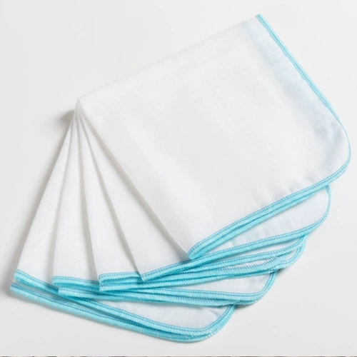 Ультратонкий детский слюнявчик для новорожденных для младенца, марлевое хлопковое полотенце, носовой платок для умывания, влажные салфетки, 10 шт