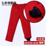 Антистатические удерживающие тепло зимние штаны для работы, джинсы с начесом