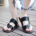 2018 mùa hè mới mềm da mềm dưới flip flops kéo kích thước lớn người đàn ông giản dị của dép bãi biển không trơn trượt dép và dép đi trong nhà dép sandal nam Sandal