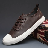 Демисезонные мужские кроссовки, трендовая повседневная обувь в английском стиле для кожаной обуви, коллекция 2023