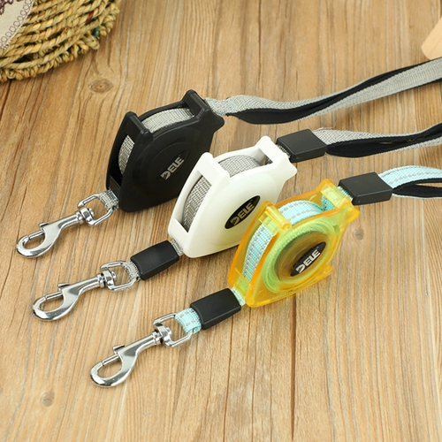 ДОК ТРУЖНАЯ ВВОДА Среднешневая маленькая собака Автоматическая телескопическая тяга Тедди золотые волосы собака воротнич