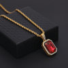 Golden ruby (with about 60cm with twisted chains)