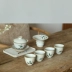 Jingdezhen vẽ tay underglaze màu hoa quả thủ công retro trà tươi rò rỉ bộ lọc trà lọc gốm Kung Fu bộ - Trà sứ