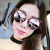 2018 new net red sunglasses nữ sao với cùng một đoạn thời trang kính mát màu phim cá tính khuôn mặt tròn khuôn mặt dài cô gái kính Kính râm
