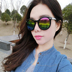 2018 new net red sunglasses nữ sao với cùng một đoạn thời trang kính mát màu phim cá tính khuôn mặt tròn khuôn mặt dài cô gái kính Kính râm