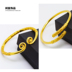 Westward Journey Sun Wukong Claw Bracelet Nam và nữ Việt Nam Sha Jin Glossy Solid Gold Hoop Open Bracelet vòng tay nam vàng Vòng đeo tay Cuff