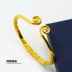 Westward Journey Sun Wukong Claw Bracelet Nam và nữ Việt Nam Sha Jin Glossy Solid Gold Hoop Open Bracelet vòng bạc cho bé Vòng đeo tay Cuff