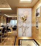 Направление фоновое искусство стекло Jane Olack Light Luxury Deep Crasted Gold Foil Partition Screen Sceen Shoe Maste Living Room