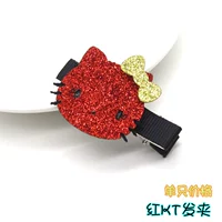Red Kt Hair Clip