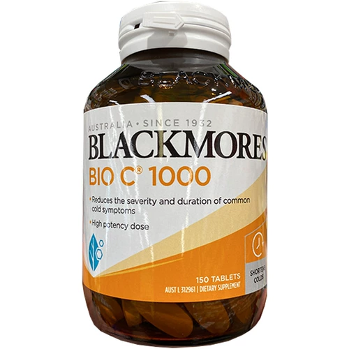 Австралийская прямая почтовая почта Blackmores Bio C Bellekang Mei Natural Vitamin C 1000 мг 150 капсул