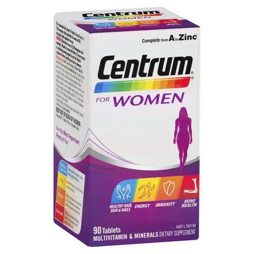 Женщины Centrum Multivitamin Minerals Хорошие таблетки витамина 90