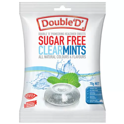 Австралия Double D Sugarfree Clear Mints