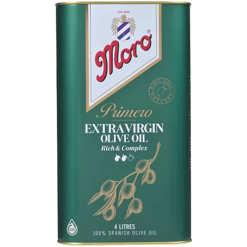 Австралийская прямая почтовая почта Moro Extra Virgin Olive Oil Extra Virgin Испанское оливковое масло 4L 4L