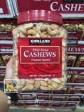 Австралийская прямая почтовая рассылка Kirkland Cashws Американская хрустящая соль -зачитанная талия и фруктовая ядра 1,13 кг