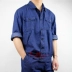 Bảo hộ lao động phù hợp với nam giới mùa hè bông mỏng denim dịch vụ kỹ thuật dài- tay hàn điện quần áo miễn phí in ấn thêu từ Bộ đồ