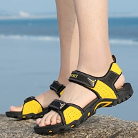 Giày đi biển nam 2019 mới mùa xuân và mùa thu dép nam Hàn Quốc dép mềm đế mềm cỡ lớn thủy triều ngoài trời - Sandal giày thể thao