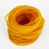 Резинка, ластик, желтые кожаные резиновые кольца, 30G, 100 шт