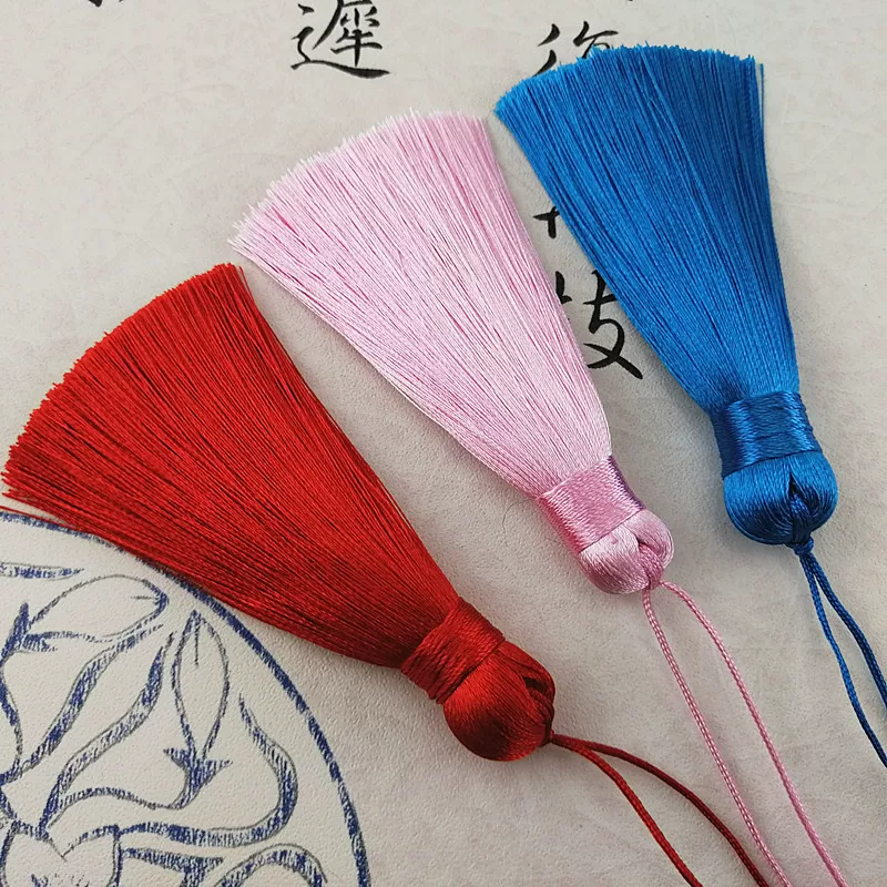 Аксессуары, изысканные шелковые аксессуары с кистями, DIY