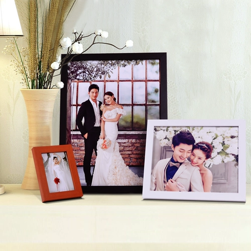 Деревянная фоторамка из натурального дерева, настенная фотография, 6 дюймовая, 7 дюймов, 10 дюймов