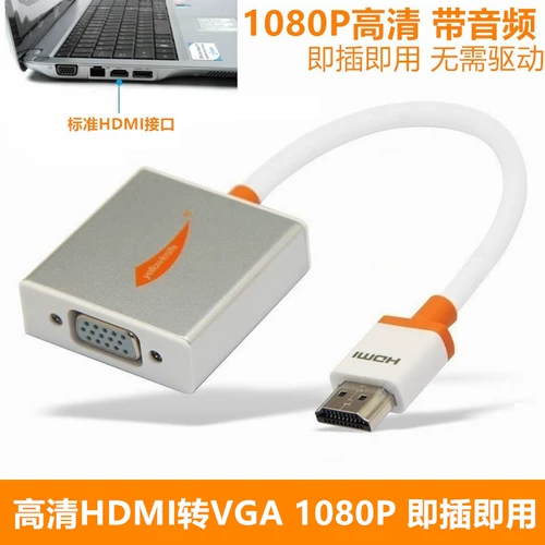 HDMI в VGA Converter Lenovo Dell HP Ноутбук соединение мультимедийного проектора высокая линия