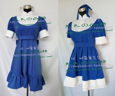 taobao agent [Jiu Jiu] Zone-00 zero land with Bai lily Ji dress COS clothing custom cosplay clothing animation