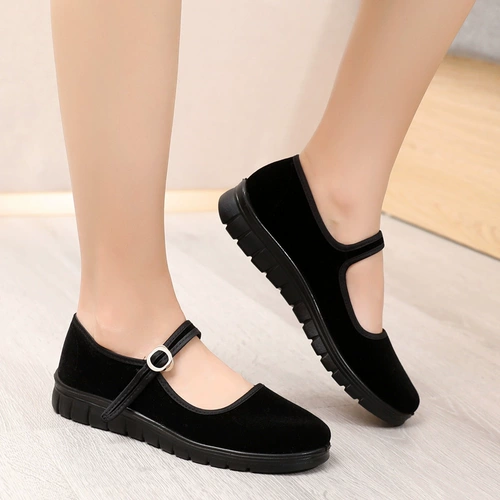 Слипоны, обувь, рабочие танцующие нескользящие туфли для отдыха для матери, мягкая подошва