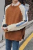 Áo len nam cổ điển 2018 phong cách mới áo len cổ tròn nam áo len phiên bản Hàn Quốc xu hướng lỏng lẻo vest nam Kéo qua
