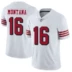 NFL đồng phục bóng đá 49ers San Francisco 49ers 16th MONTANA thế hệ thứ hai huyền thoại thêu jersey bóng bầu dục