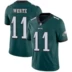 NFL áo bóng đá Philadelphia Eagles Eagle 11 WENTZ thế hệ thứ hai huyền thoại thêu jersey bóng bầu dục