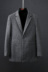 Của nam giới tự trồng phần dài phù hợp với áo khoác áo len thời trang boutique nam len coat phù hợp với cổ áo 1002 Áo len