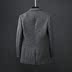 Của nam giới tự trồng phần dài phù hợp với áo khoác áo len thời trang boutique nam len coat phù hợp với cổ áo 1002 Áo len