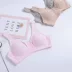 Áo lót mẹ bằng vải cotton trung niên không có vòng thép nữ phía trước khóa cotton cỡ lớn áo ngực kiểu vest mỏng