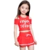 Zhongda trẻ em đồ bơi cô gái Hàn Quốc Fan trẻ em 12-15 tuổi Hàn Quốc phiên bản của hai mảnh phù hợp với 5 Công Chúa mô hình bốn nhỏ sinh viên tươi