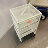 IKEA искренняя покупка Lenatt -Drawer хранения кабинета офис белый шкаф для хранения шкаф