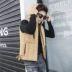 Mùa thu và mùa đông mới Hàn Quốc nam mỏng manh áo vest cotton thanh niên sinh viên giản dị bánh mì vest vest