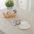 Khăn trải bàn bằng vải cotton và khăn trải bàn kiểu Nhật nhỏ sân vườn nhỏ cà phê bàn ​​tròn bàn ăn bằng vải lanh hình chữ nhật khăn trải bàn hình vuông