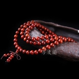 Браслет из сандалового дерева из розового дерева, деревянные четки из круглых бусин из грецкого ореха, 108 бусин