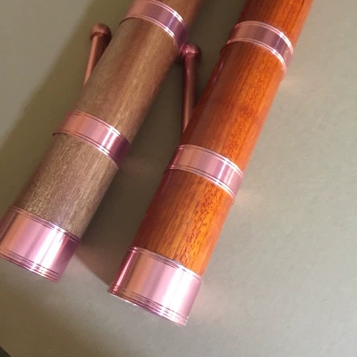 Натуральный маленький кальян из старинного материала, 42×5см