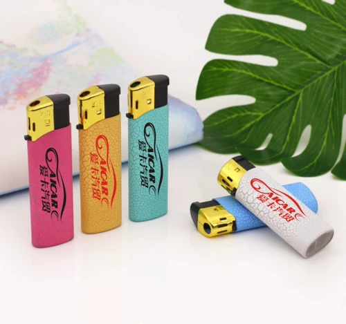 Одноразовая креативная короткая зажигалка для отеля, с печатью вашего логотипа