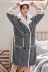 Đồ ngủ của phụ nữ mùa thu và mùa đông mặc ở nhà dài có thể đi ra ngoài đồ ngủ bình thường Lông cừu san hô mùa đông có thể được mặc bên ngoài vào mùa đông để giữ ấm - Night Robe