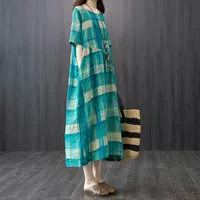 Летнее платье, коллекция 2021, в корейском стиле, оверсайз, большой размер, по фигуре, в западном стиле