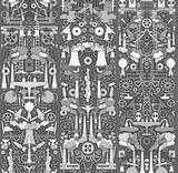 Импортная студийная работа обои 1-индустрия 2-лабиринтная 3-первая настенная роспись