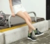 Giày mưa mùa xuân thời trang nữ ống ngắn Martin giày chống trượt dày đáy thấp ống đi mưa nữ phiên bản Hàn Quốc của giày không thấm nước overshoes - Rainshoes