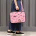 Hàn quốc dễ thương phim hoạt hình du lịch xách tay lưu trữ bag nội trú túi hành lý lớn quần áo xe đẩy trường hợp hoàn thiện gói vali size m Vali du lịch
