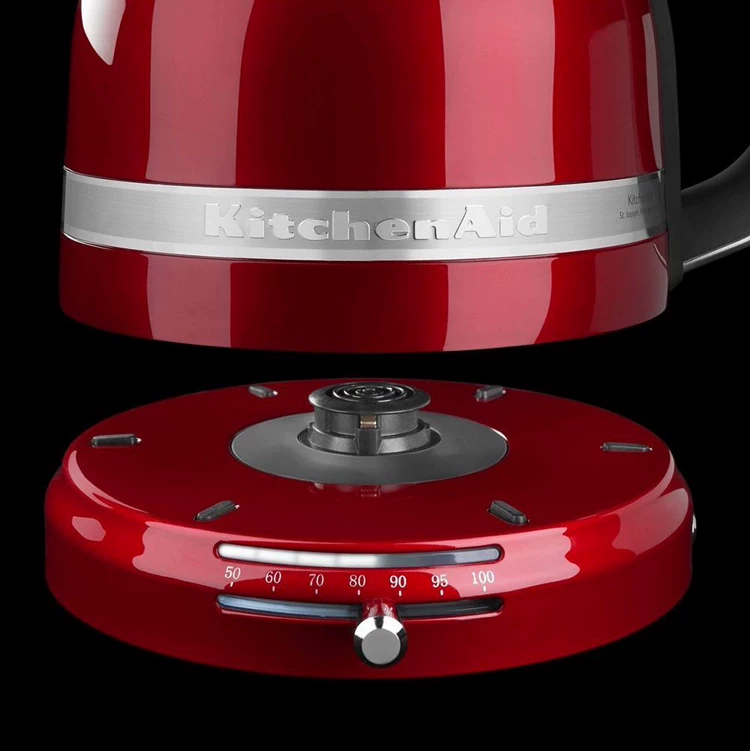 100% импортированная из Германии Kitchenaid 5kek1522eer/CA электрическая чайник с нержавеющей сталью и контролем температуры