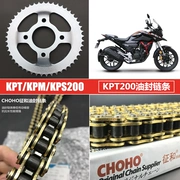 Thích hợp cho xe máy Lifan KPT/KPS200/LF200-10R/L bộ chuỗi xích đĩa xích lớn bay nhỏ đĩa xích